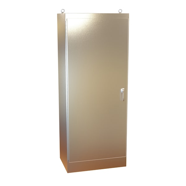 Hammond 3 Point Latch with Padlock Handle Electrical Enclosures, 90.06 in H, 24.06 in D, 36.06 in W HN4FS903624SS - main